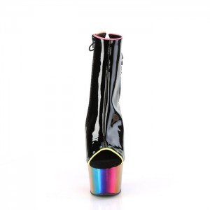 Pleaser Adore-1018RC-02 Støvler Dame Svarte Multicolor | 062-SJKTWO