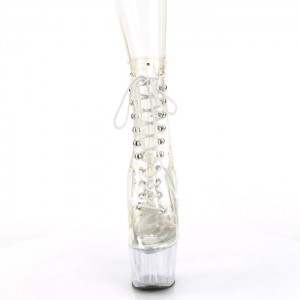 Pleaser Adore-1020C-2 Støvler Dame Clear | 539-SZATPK