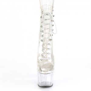 Pleaser Adore-1020C Støvler Dame Clear | 943-FLMHRK