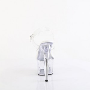 Pleaser Adore-708VL Sandaler Dame Clear | 839-LJORAP