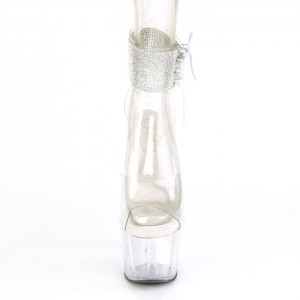 Pleaser Adore-791-2RS Sandaler Dame Clear | 054-XHIASO