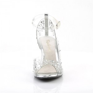 Pleaser Belle-330RS Sandaler Dame Clear | 842-JETHKN