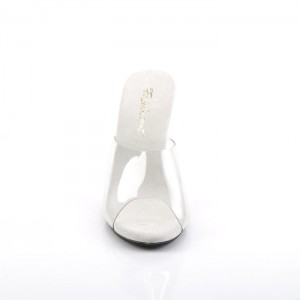 Pleaser Caress-401 Badesandaler Dame Clear | 813-PGZCKD