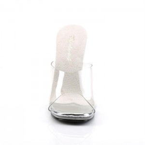 Pleaser Chic-01 Sandaler Dame Clear | 834-DPNTOX