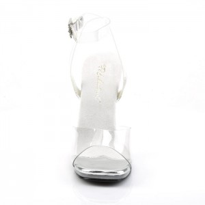 Pleaser Chic-06 Sandaler Dame Clear | 307-YKSAPB