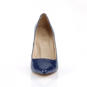 Pleaser Classique-20 Pumps Dame Marineblå | 582-QULKSP