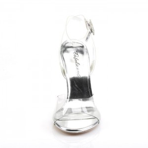 Pleaser Clearly-406 Sandaler Dame Clear | 850-RKJLXW