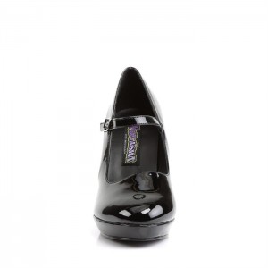 Pleaser Contessa-50X Pumps Dame Svarte | 167-WGDCKT