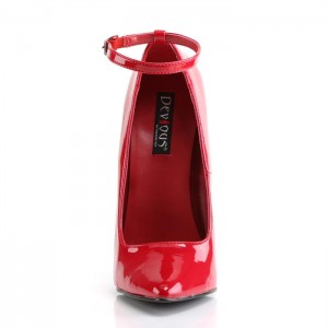 Pleaser Dagger-12 Pumps Dame Rød | 769-FZXIJU