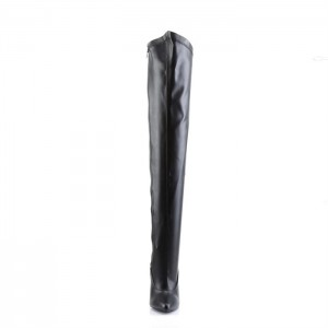 Pleaser Dagger-3060 Støvler Dame Svarte | 658-QSHKXN