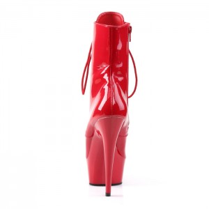 Pleaser Delight-1020 Støvler Dame Rød | 861-JTPOQF