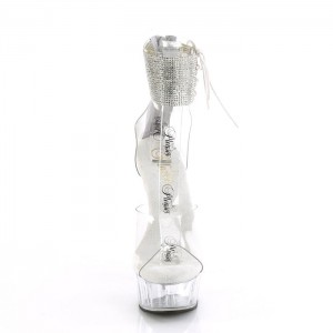 Pleaser Delight-624RS Sandaler Dame Clear | 672-BNKQAM