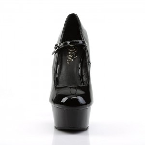 Pleaser Delight-687 Pumps Dame Svarte | 918-NQMLGS