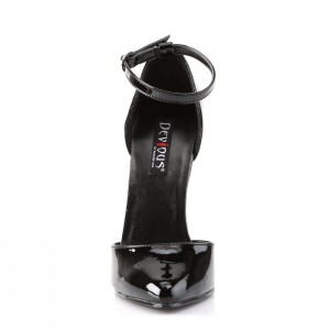 Pleaser Domina-402 Pumps Dame Svarte | 178-IHZGDW