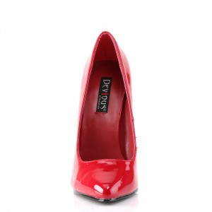 Pleaser Domina-420 Pumps Dame Rød | 932-QUTYKW