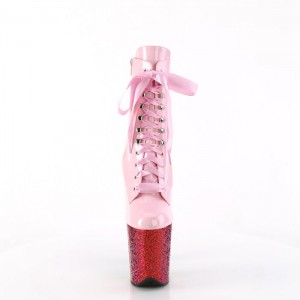 Pleaser Flamingo-1020HG Støvler Dame Rosa Multicolor | 368-VINFJR