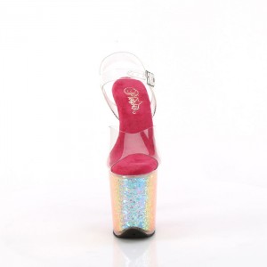 Pleaser Flamingo-808RG-02 Sandaler Dame Multicolor | 293-IKPAQD