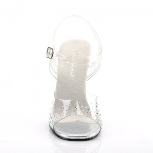 Pleaser Gala-08SD Sandaler Dame Clear | 421-EHAQKO