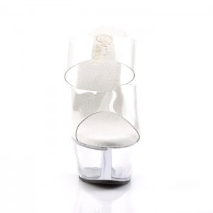 Pleaser Kiss-202 Badesandaler Dame Clear | 318-FNVLBT