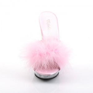 Pleaser Lip-101-8 Badesandaler Dame Rosa | 948-LUPXBF