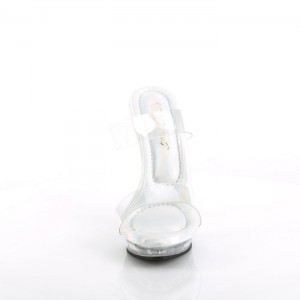 Pleaser Lip-102-1 Badesandaler Dame Clear | 280-BVEFPM