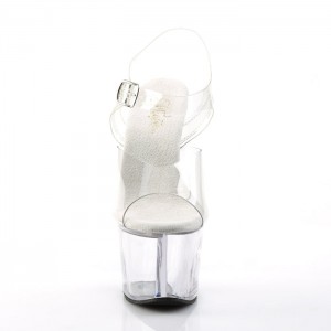 Pleaser Sky-308 Sandaler Dame Clear | 578-BSZQFK