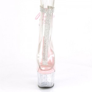 Pleaser Stardust-1018C-2RS Støvler Dame Rosa | 718-YVJNMT