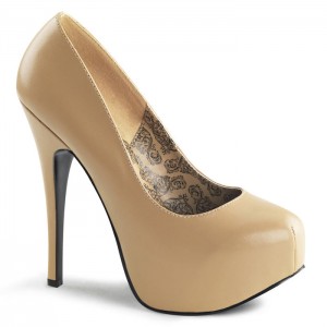 Pleaser Teeze-06 Pumps Dame Brune | 756-VOJHFN