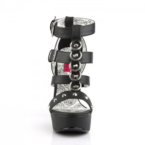 Pleaser Teeze-42W Sandaler Dame Svarte | 930-NVIUQX