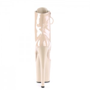 Pleaser Xtreme-1020 Støvler Dame Beige | 549-QZOBHF