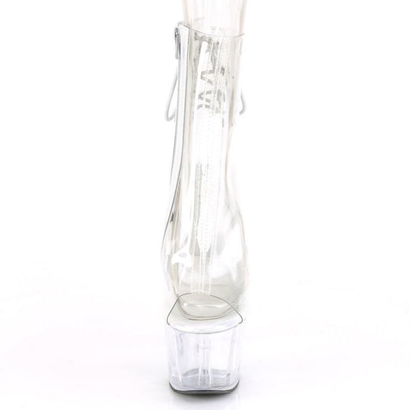 Pleaser Adore-1018C Støvler Dame Clear | 015-MLZJNH