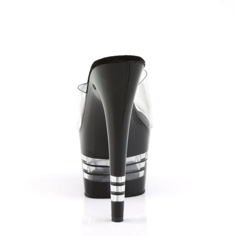 Pleaser Adore-701LN Badesandaler Dame Svarte | 210-KRZEQS