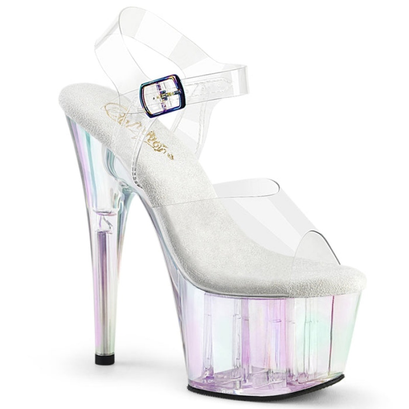 Pleaser Adore-708HT Sandaler Dame Clear | 260-LQJCBM