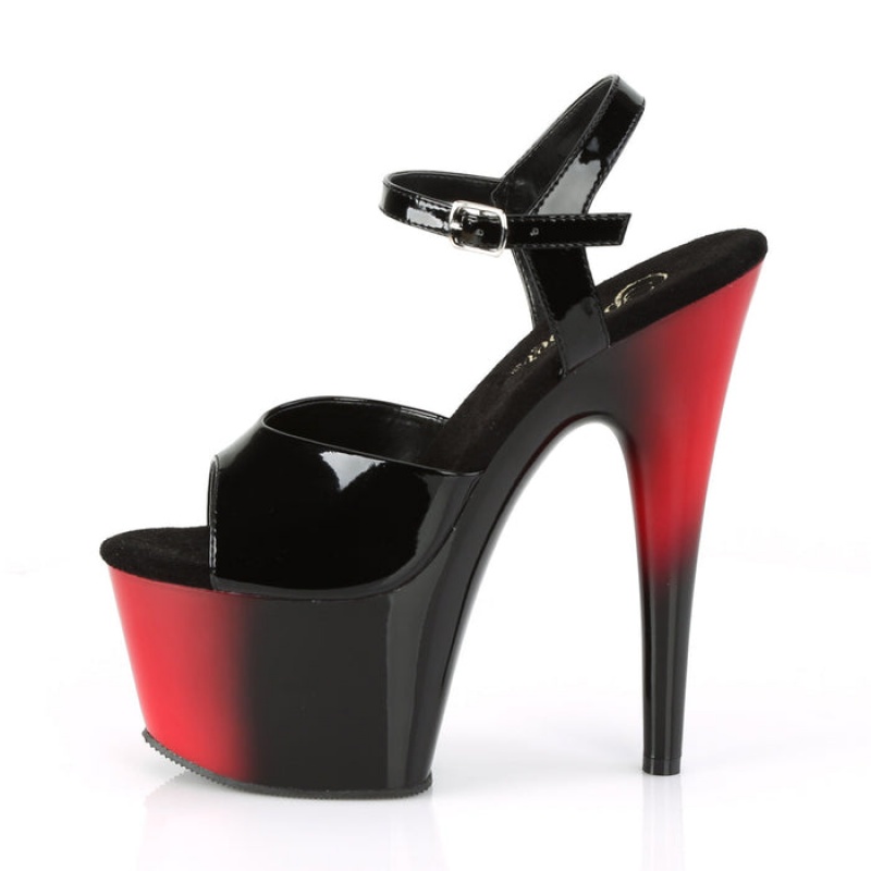 Pleaser Adore-709BR Sandaler Dame Svarte | 713-JGWDLR