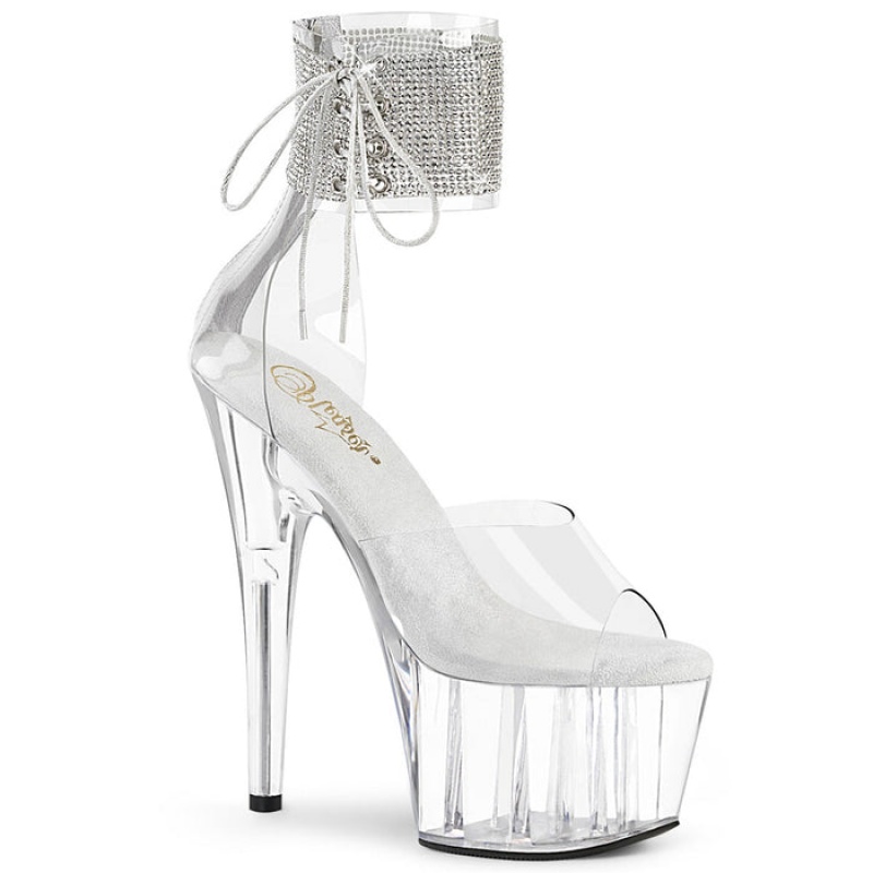 Pleaser Adore-724RS Sandaler Dame Clear | 147-MOSTEJ