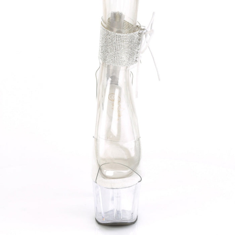 Pleaser Adore-724RS Sandaler Dame Clear | 147-MOSTEJ