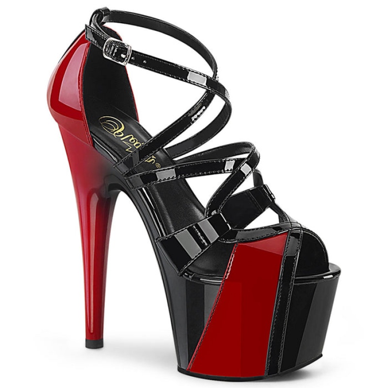 Pleaser Adore-764 Pumps Dame Rød | 421-IGZUDN