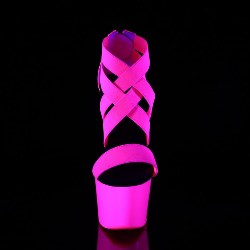 Pleaser Adore-769UV Sandaler Dame Rosa | 537-PCTAVX