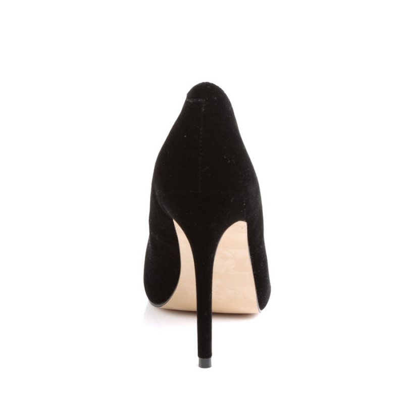 Pleaser Amuse-20 Pumps Dame Svarte | 091-GOXMIS