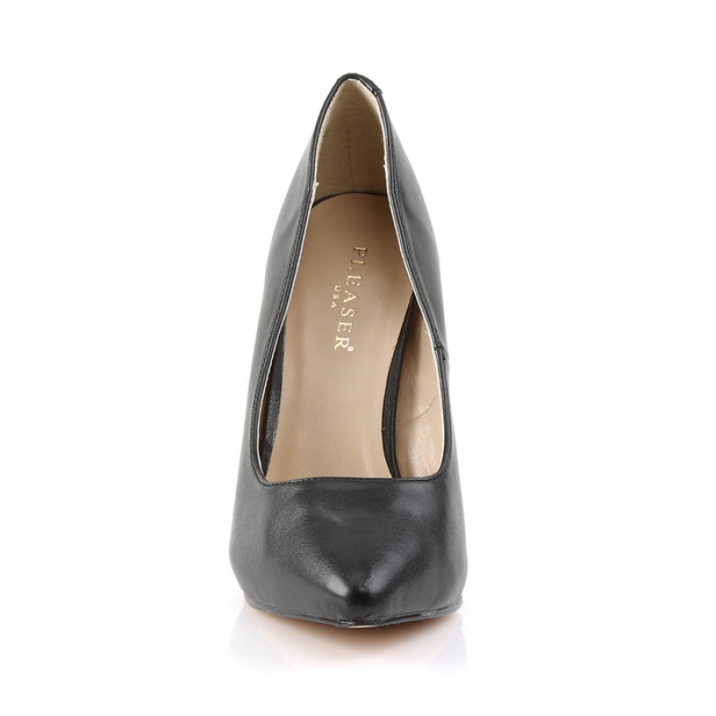 Pleaser Amuse-20 Pumps Dame Svarte | 170-PGIDQC