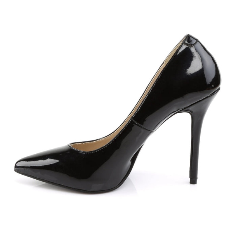 Pleaser Amuse-20 Pumps Dame Svarte | 297-YSEMNB