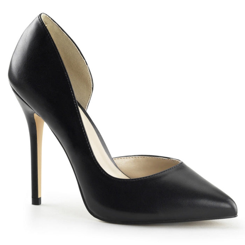 Pleaser Amuse-22 Pumps Dame Svarte | 012-IZSVNE