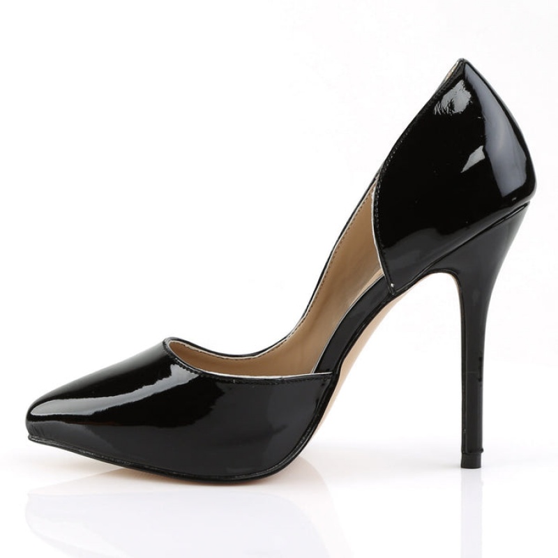 Pleaser Amuse-22 Pumps Dame Svarte | 015-OWRDVH