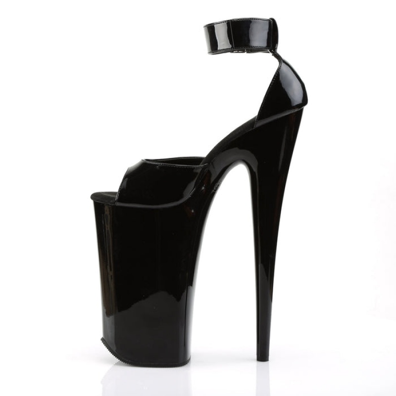 Pleaser Beyond-089 Pumps Dame Svarte | 914-TLZSMD