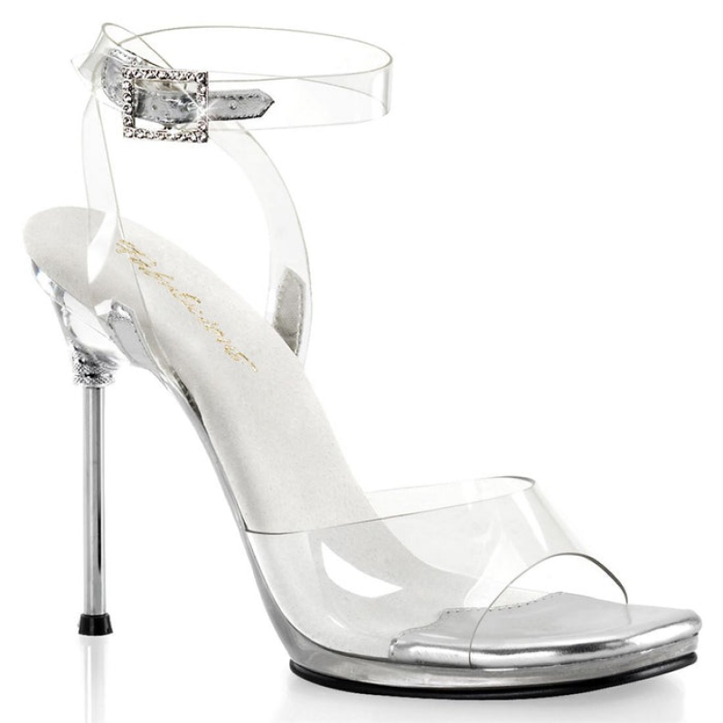 Pleaser Chic-06 Sandaler Dame Clear | 307-YKSAPB