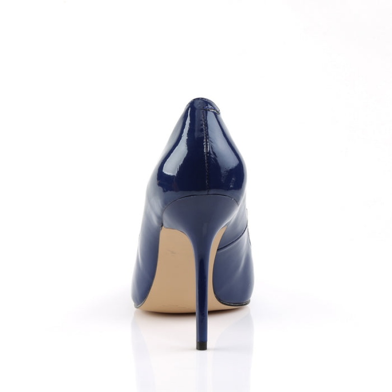 Pleaser Classique-20 Pumps Dame Marineblå | 582-QULKSP