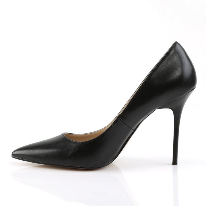 Pleaser Classique-20 Pumps Dame Svarte | 910-GHUWEP