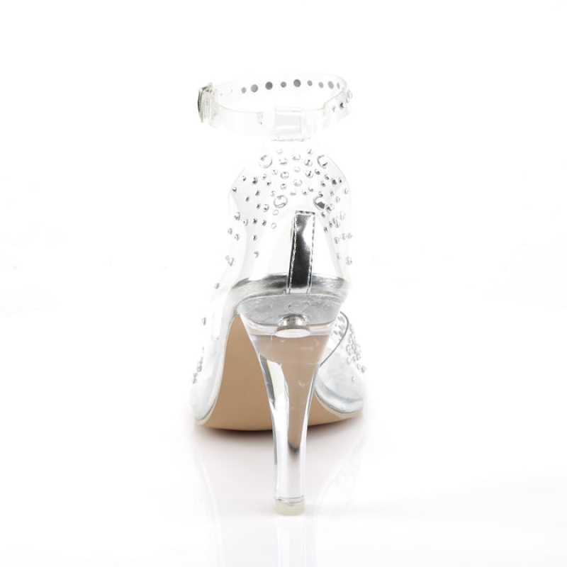 Pleaser Clearly-430RS D'Orsay Dame Clear | 243-ONMJCH