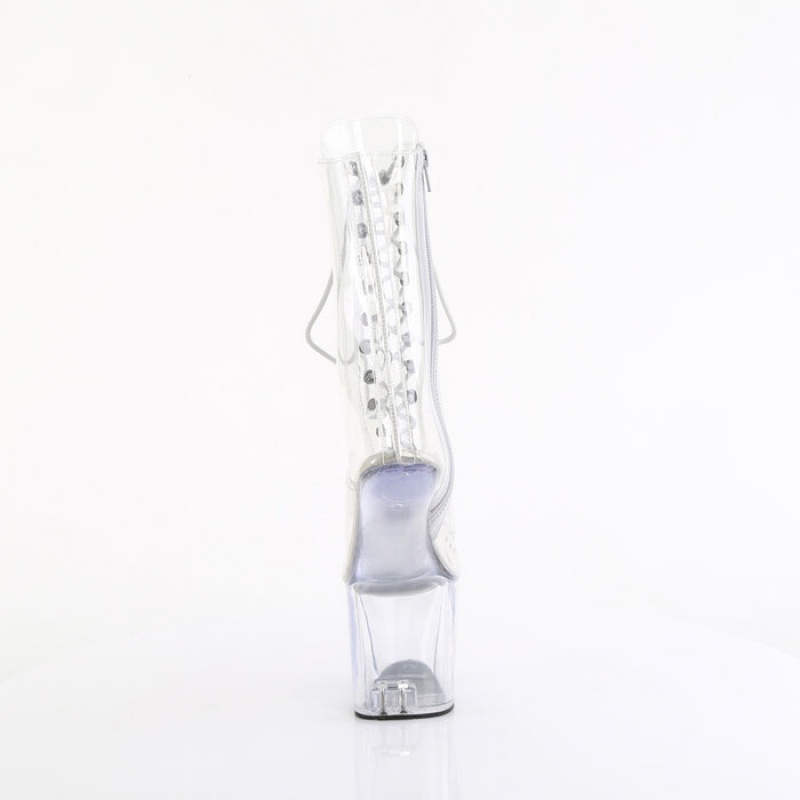 Pleaser Craze-1040C Støvler Dame Clear | 625-FOWQTR