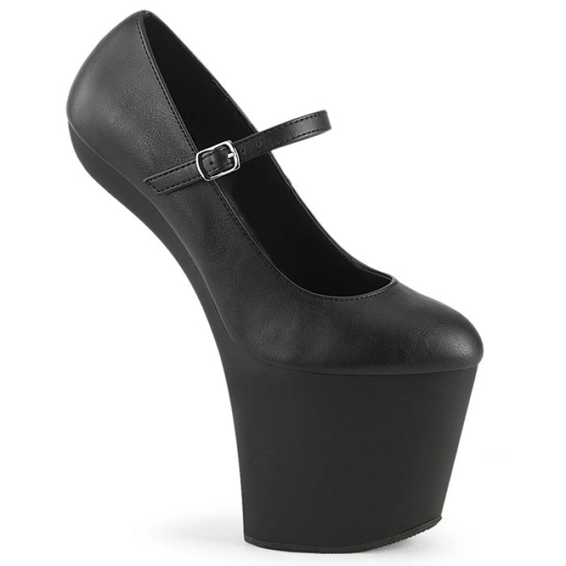 Pleaser Craze-880 Pumps Dame Svarte | 350-QADNXH